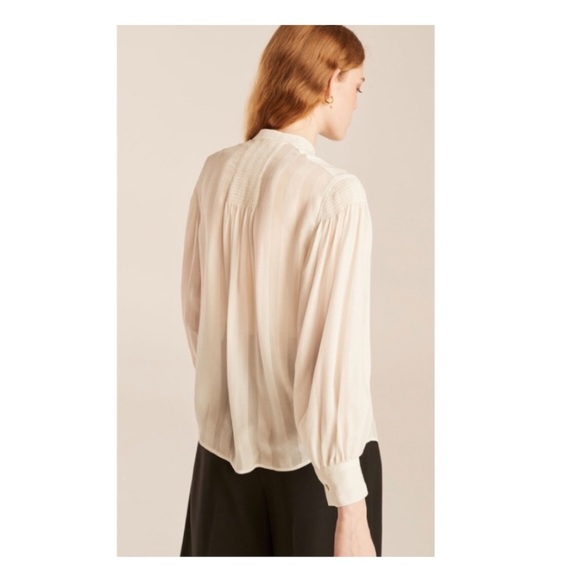 Rebecca Taylor Poesie Jacquard Blouse. - Picture 3 of 8